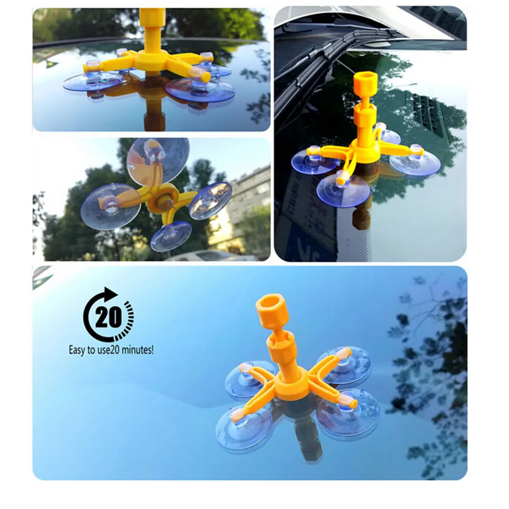 

Sikeo High Quality DIY Car Windshield Repair Kit Tool Professional Auto Car Glass Windscreen Repair Tools Set for Any Car