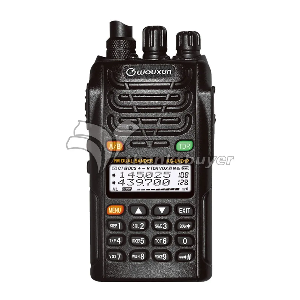 

Walkie Talkie HAM Transceiver Two Way FM Radio Dual Band Dual Display 1400mAh/1700mAh WOUXUN KG-UVD1P