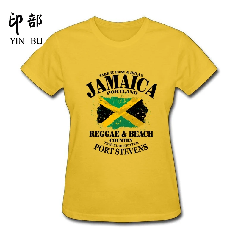 Новый Дизайн Новая мода FunnyReggae & пляжная страна Ямайка портландский флаг хлопок