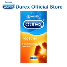 DUREX Вместе Презервативы интимные Товары Секс-игрушки с гелем и масло для Секс Смазка насадка на пенис рукав для Для мужчин