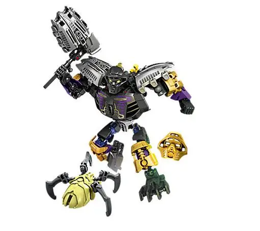 

BionicleMask of Light XSZ 708-1 Children's Onua Master Of Earth Bionicle Building Block Compatible With Legoings 70789 Toys