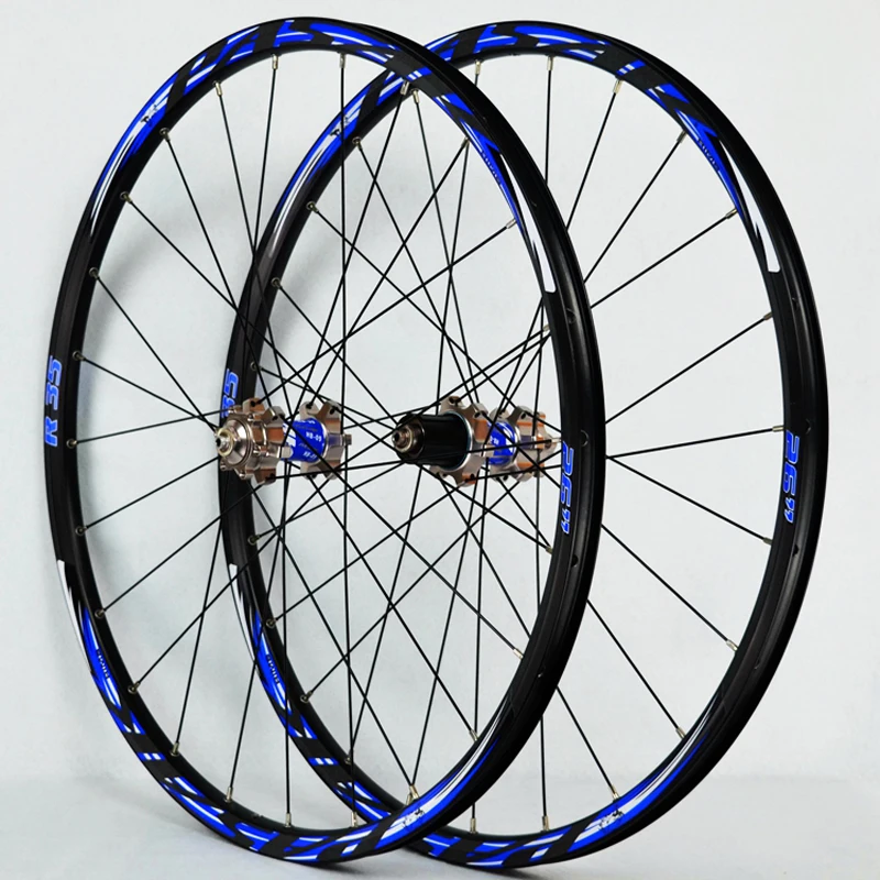 Cheap PASAK Mountain bike 27.5inch wheel 24Holes draw front 2 rear 4 bearing 26inch bicycle wheels 11