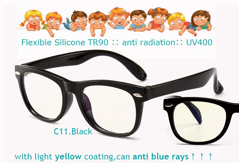 IVSTA анти Синие лучи компьютерные очки мальчики анти излучения UV400 дети оптическая рамка игры близорукость дети гибкие силиконовые 2140