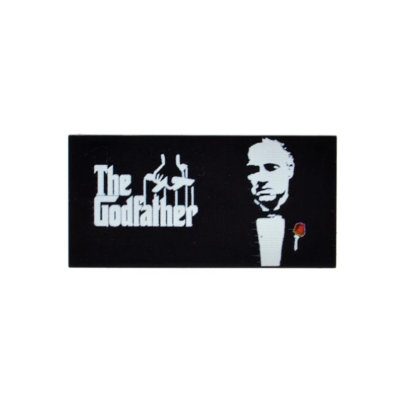 

10pcs/lot 2*4 Bricks Printed The Godfather Don Vito Corleone Picture MOC Parts Building Blocks Toys for Children