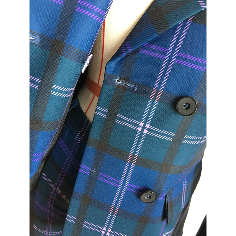 Celebrity Women Runway Stylish Designing Plaid Blazer Suits Flare Pants European Fashion Two-piece Sets Quality Twins Sets Celebrity Women Runway Stylish Designing Plaid Blazer Suits Flare Pants European Fashion Two-piece Sets Quality Twins Sets
