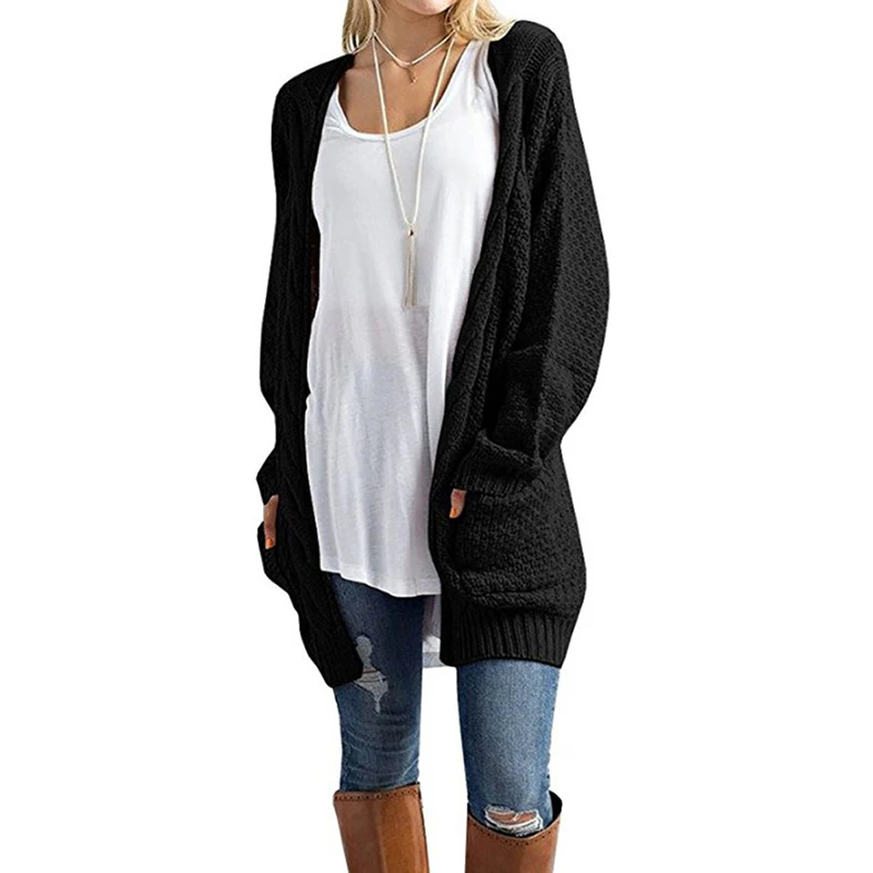 

Oversize Knitted Cardigan Women Long Sleeve Autumn Winter women sweater Fashion Casual streetwear jumper coat female CLD1150