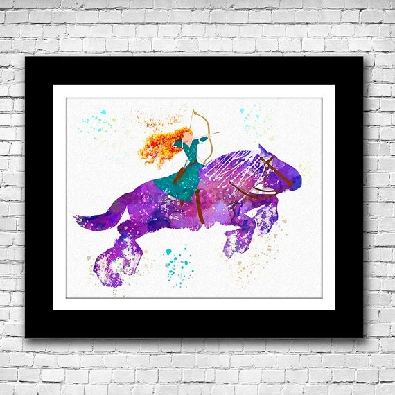 

5D DIY Diamond Painting Merida and Angus Brave Abstract Diamond Embroidery Cross StitchShadow Needlework Home Decorative