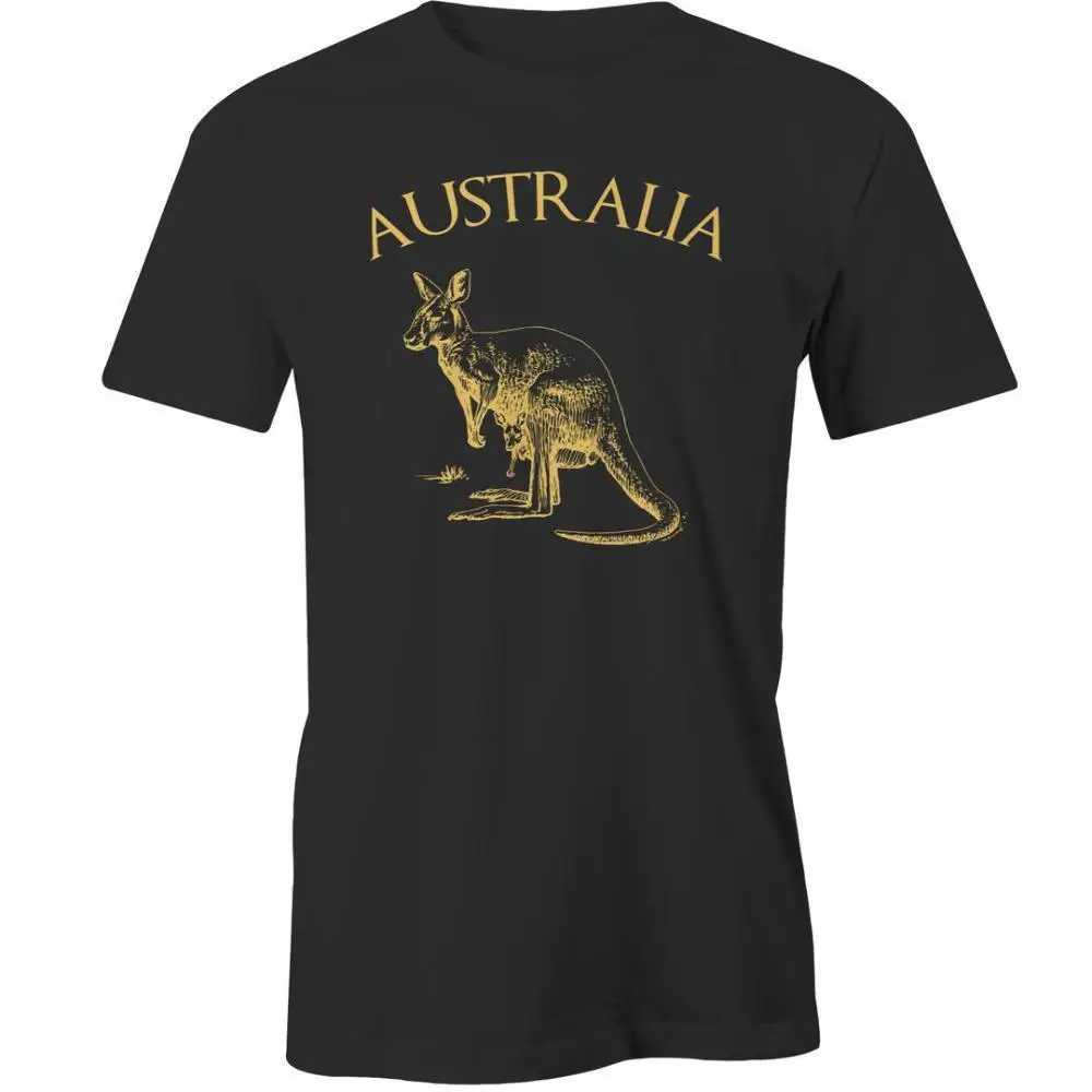 Australia Kangaroo T Shirt Day Aussie Australian Tee New-in T-Shirts ...