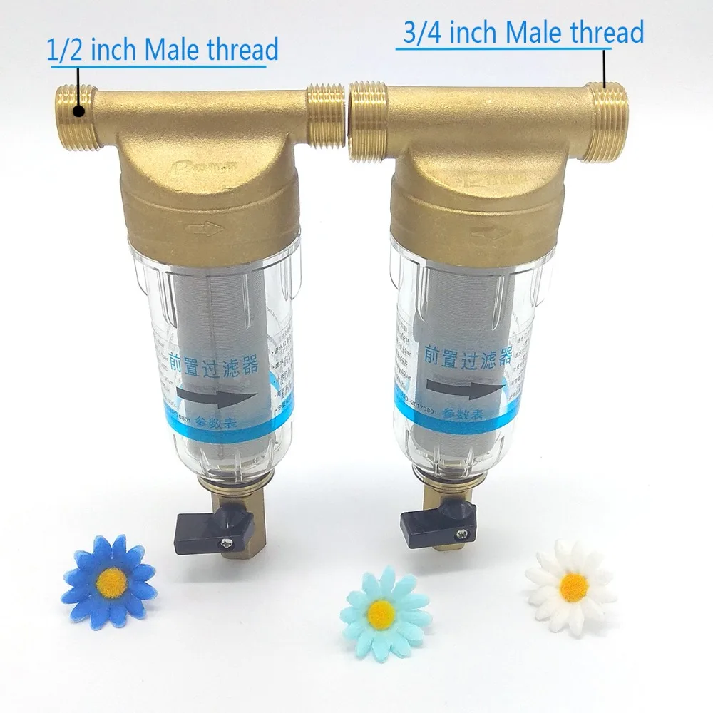 Water filter purifier 40micron stainless steel mesh 3/4