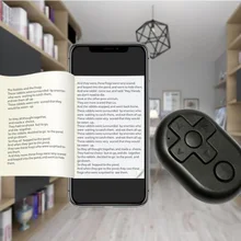 Беспроводной пульт дистанционного управления затвором для Bluetooth портативная электронная книга с батарейками управление видеоиграми