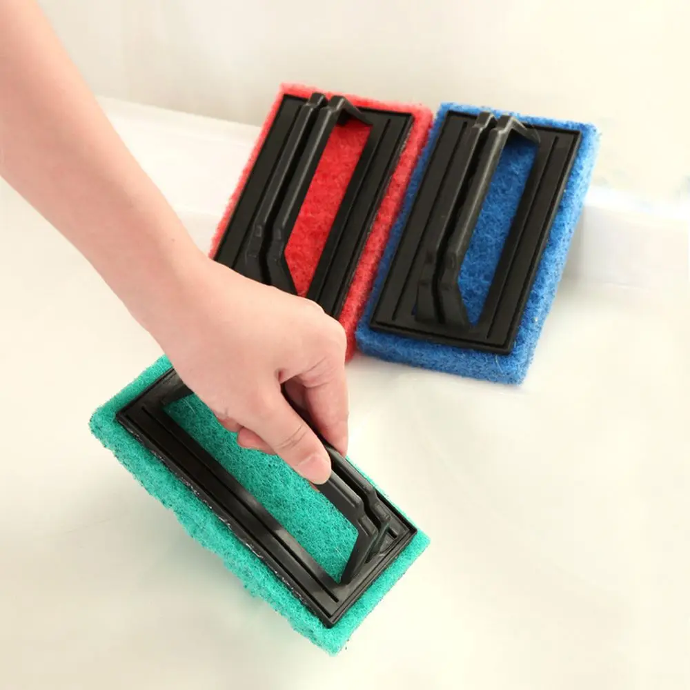 Durable Brush Sponge For Ceramic Tile Glass WC Double Sided Sponge