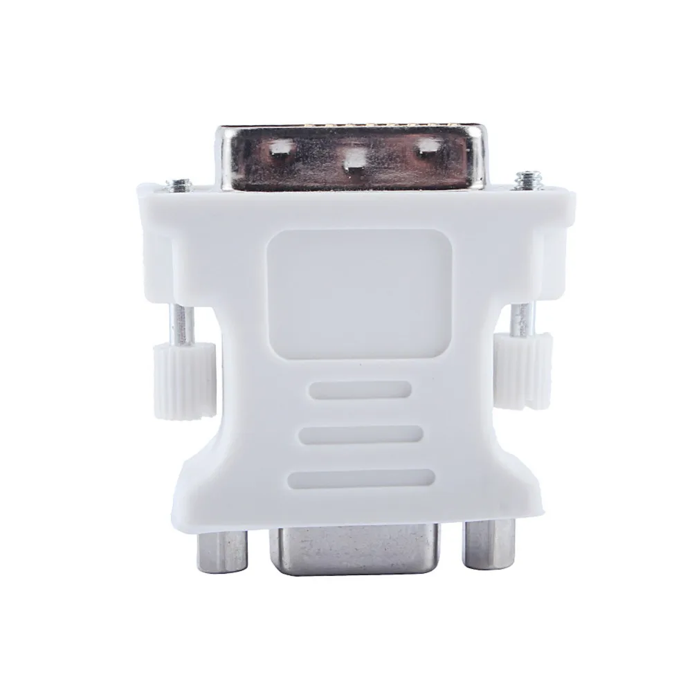 

100pcs. DVI-I 24+5 Male to HD 15 Pin VGA SVGA Female Video Card Monitor LCD Converter Adapter