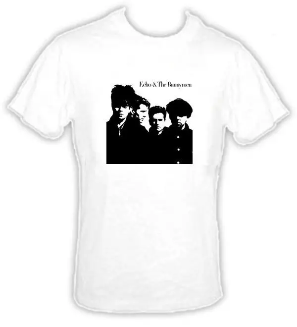 Эхо и BUNNYMEN рок футболки всех размеров 80-х | Мужская одежда