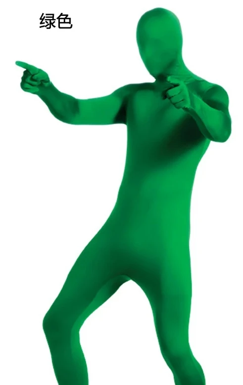 7 цветов ниндзя Stealth Невидимый людей Классические костюмы на Хэллоуин Рождество Макияж Косплэй символов платье маскарадная одежда - Цвет: Зеленый