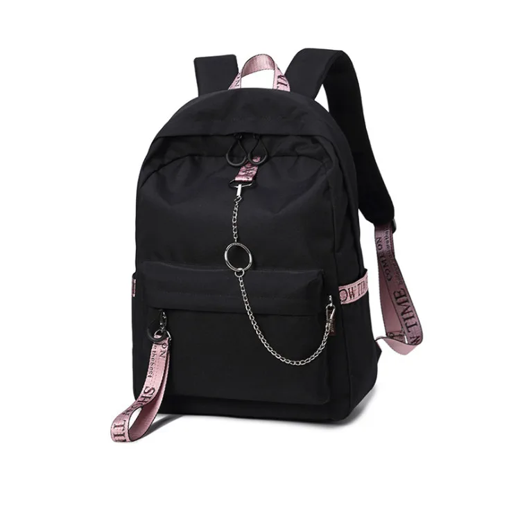 

New Backpack Multifunction Unisex solid School Bags travel Bag Student Rucksack with USB Charger backpack Laptop Bag W-19-65-A