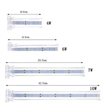 4/6/7/10 Вт аквариум светодиодный бар светильник Водонепроницаемый садок для рыбы светильник подводный светильник Аквариумы Декор Светильник Инж