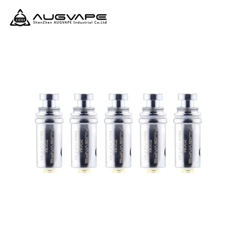 

100% Original AUGVAPE Zoom Cartridge with Coils 5pcs/pack for AUGVAPE Zoom Kit Electronic Cigarette Vape As spare part