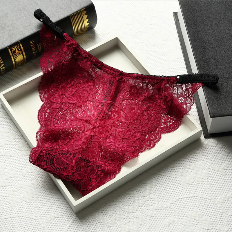 

Hot Sale Women Sexy Seamless Underwear Women Lace Panties String Women's Briefs Lingerie Tanga Thong For Women M L XL Size