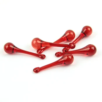 

16*60mm 10pieces Red Crystal Glass Prism Drops Modern Chandelier Pendants Lighting Parts For Home Decoration
