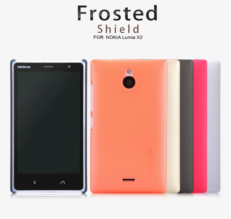 

Screen Protector+Nillkin Super Shell Hard Matte Back Cover Case For Nokia X2 Dual SIM/RM-1013 With Box,High Quality,Free Shiping
