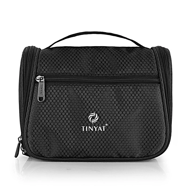TINYAT الرجال السفر غسل حقيبة النساء مستلزمات حقيبة رشيقة الإناث منظم حقيبة الماكياج السفر حالة مستحضرات التجميل حقيبة الحقيبة T702 الأسود TINYAT الرجال السفر غسل حقيبة النساء مستلزمات حقيبة رشيقة الإناث منظم حقيبة الماكياج السفر حالة مستحضرات التجميل حقيبة الحقيبة T702 الأسود