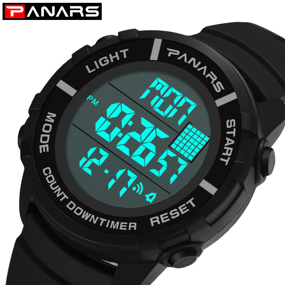 PANARS Digital Sport Watch Men Watches Outdoor Running Chrono Hour Dual Time Diving Watch Man Countdown Timer Clock 8107 Watches PANARS Digital Sport Watch Men Watches Outdoor Running Chrono Hour Dual Time Diving Watch Man Countdown Timer Clock 8107 Watches