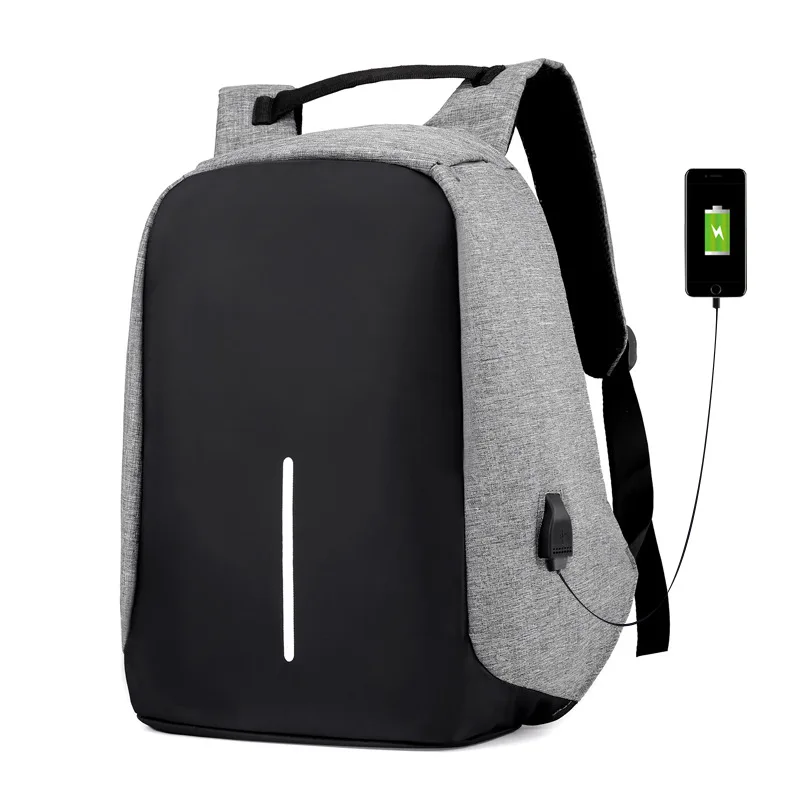 2019 сумка для компьютера, большой емкости, деловой рюкзак, мужская сумка для компьютера, рюкзак для путешествий, USB, водонепроницаемый