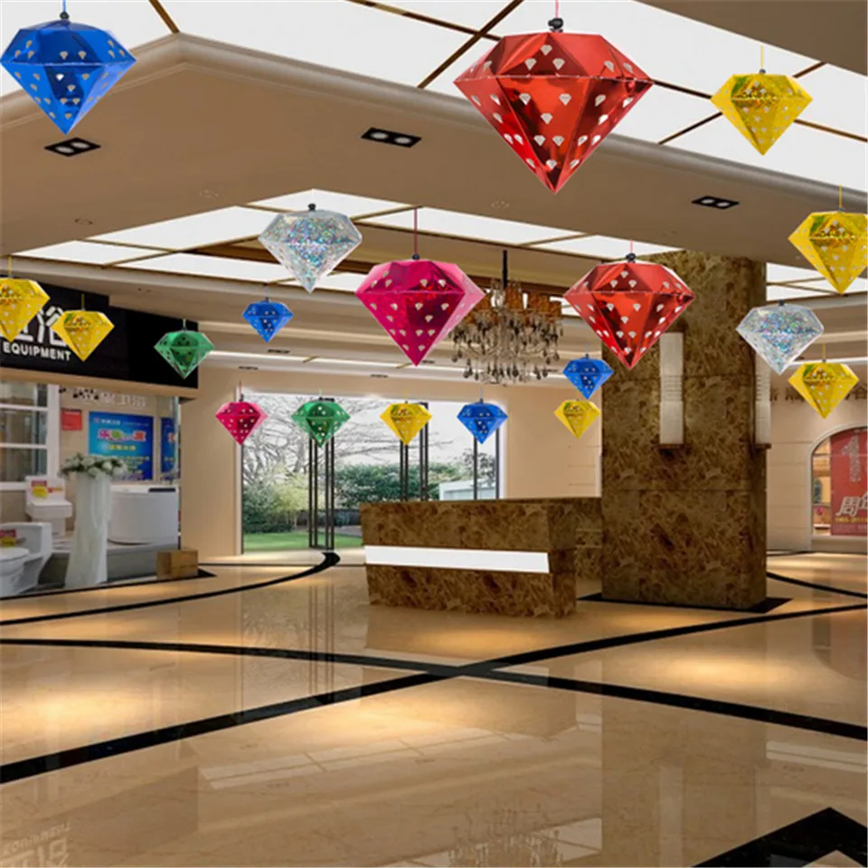 1pc Christmas Laser Diamond String Hanging Ornament Hollow ...