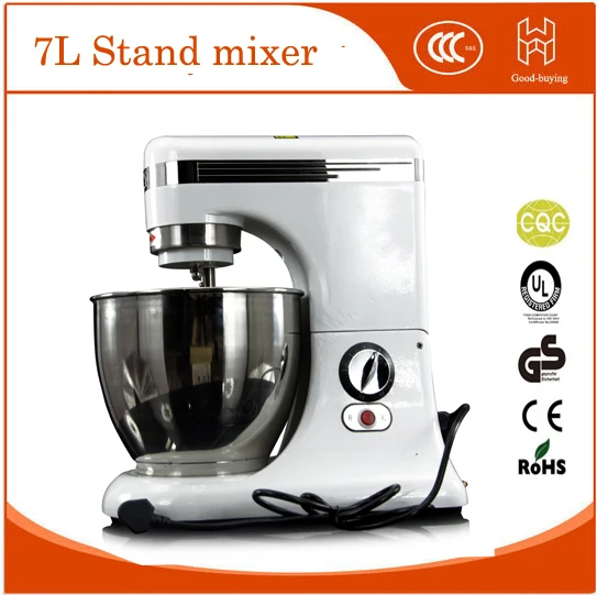 7L Commercial baking store Lower noise strong mixing dough egg food mixer stand mixerfood mixer