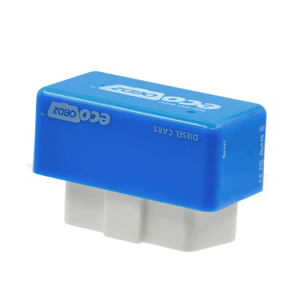 Горячая Номинальная синий EcoOBD2 дизельный автомобильный чип блок настройки подключи и Драйв EcoOBD2 дизельный 15% устройство для экономии топлива снижения расхода топлива и низкая эмиссия