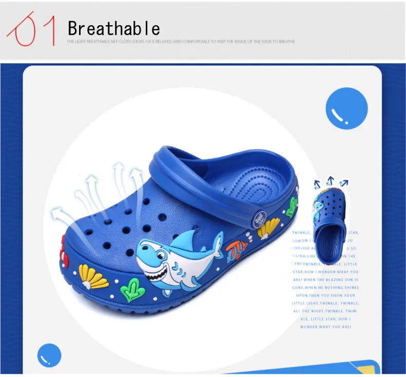 2017 New fashion children garden shoes children cartoon sandal babies summer slippers high quality kids garden children sandals (3)