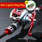 Best Price as low as $117.95 Lure set casting handle water drop reel 2.1 meters lure rod +48 sets +rod barrel left and right fishing rod fishing tackle