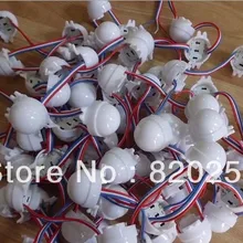 DHL EMS 100 шт./лот 20 штук/Коллона DC12V WS2811 30 мм Диффузионные полный Цвет 3 шт. 5050 программируемый для поверхностого монтажа сменный ЖК-экран