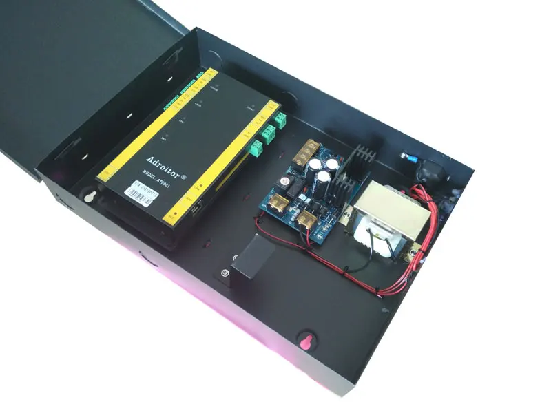 Hi-end 32-bit TCP single Door Control kit power case with battery space support software/ web/ smart phone/tablet