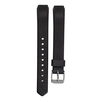 

Smartband Watchstrap Bracelet For Fitbit Alta Twill Luxury Silicone Replacement Wrist Watchband Band Strap With Buckle