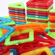 80 pcs Mini Blocos de Construção Magnético Blocos Tijolos Do Brinquedo Ímã Designer 3D DIY Brinquedos Para Meninos Das Meninas