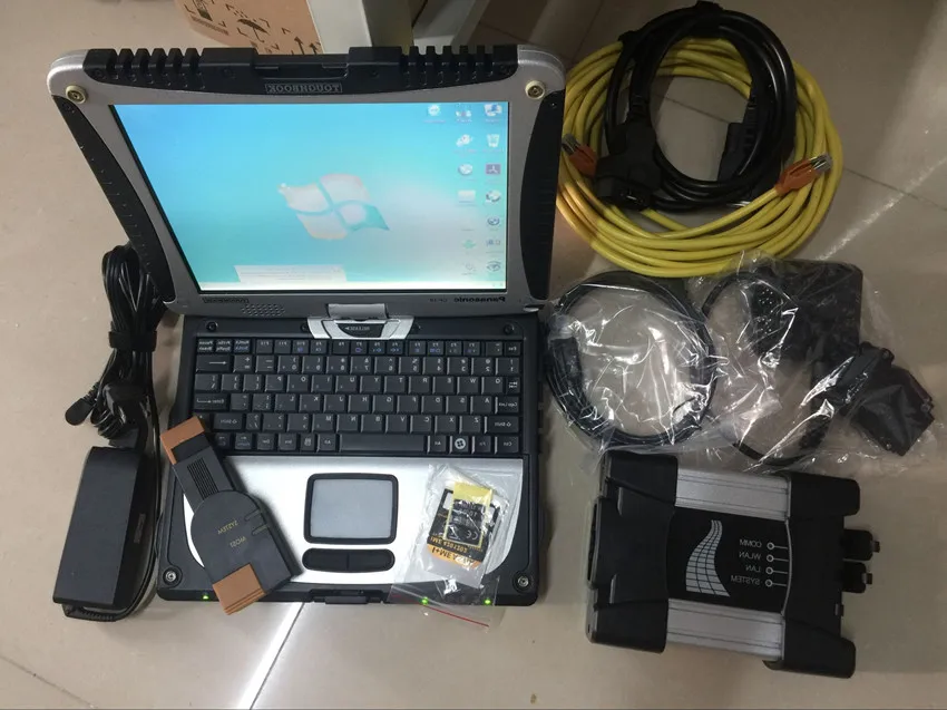 V2019.12 icom next для bmw диагностический инструмент программирования hdd 500gb expert mode ноутбук toughbook cf19 сенсорный экран готов к работе