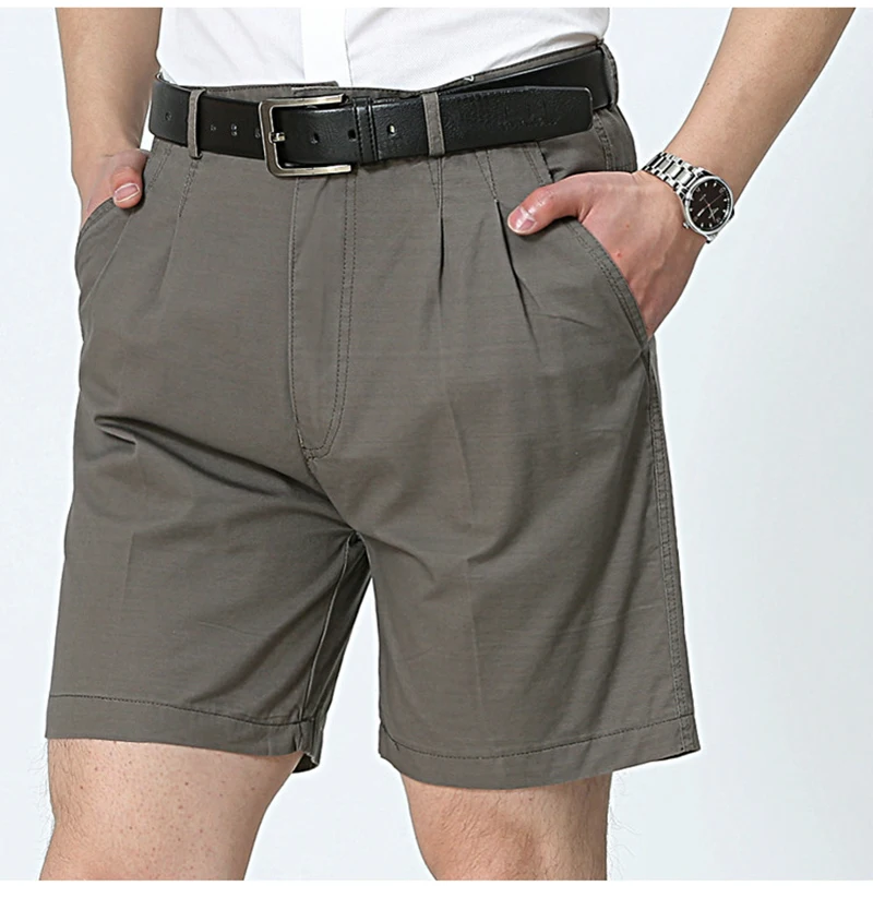 Middle aged Mens Cotton Casual Summer 