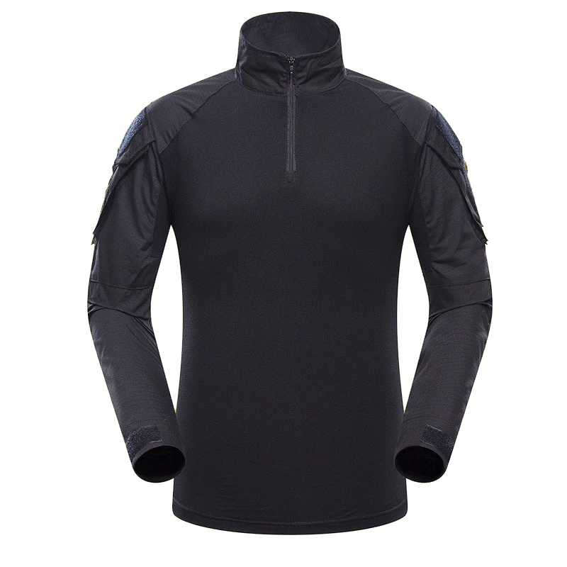 

Men's Summer Army Combat Tactical T Shirt Military Camouflage Long Sleeve SWAT T-Shirts Man Clothes Airsoft Paintball Shirt 2XL