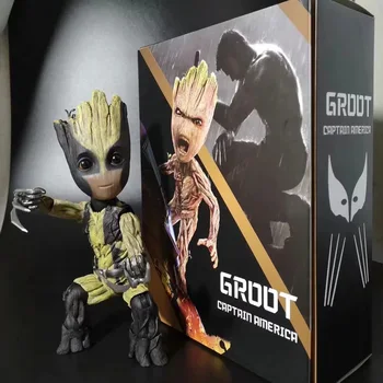 

Marvel Guardians of The Galaxy Avengers Tree Man as Wolverine Moveable Action Figure Model Toys
