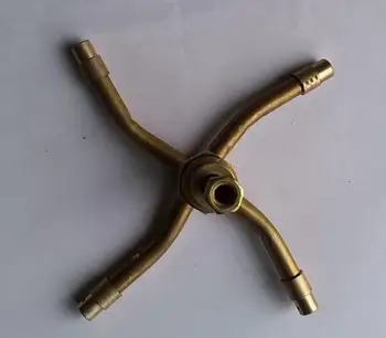 

1/2" DN15 brassiness Four-nozzle 360-degree rotating atomizing sprayer Lawn garden sprinkler heads Atomization cooling nozzle
