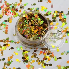 TCA200 Лазерная Форма Кубка золотого цвета 5 мм размер блестки, зеркальный блеск для ногтей, Татто, художественное украшение и другие