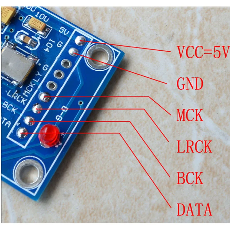 CSR64215 Bluetooth 4,2 APTX I2S вспомогательный доска для ES9018 ES9028 ES9038 DAC усилитель DIY DC4-6V T0338