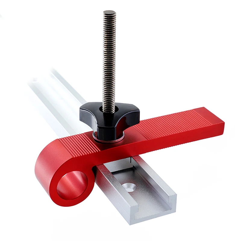 Standard Miter Saw Hold Down Clamp M8 T track Clamping Jig For Miter