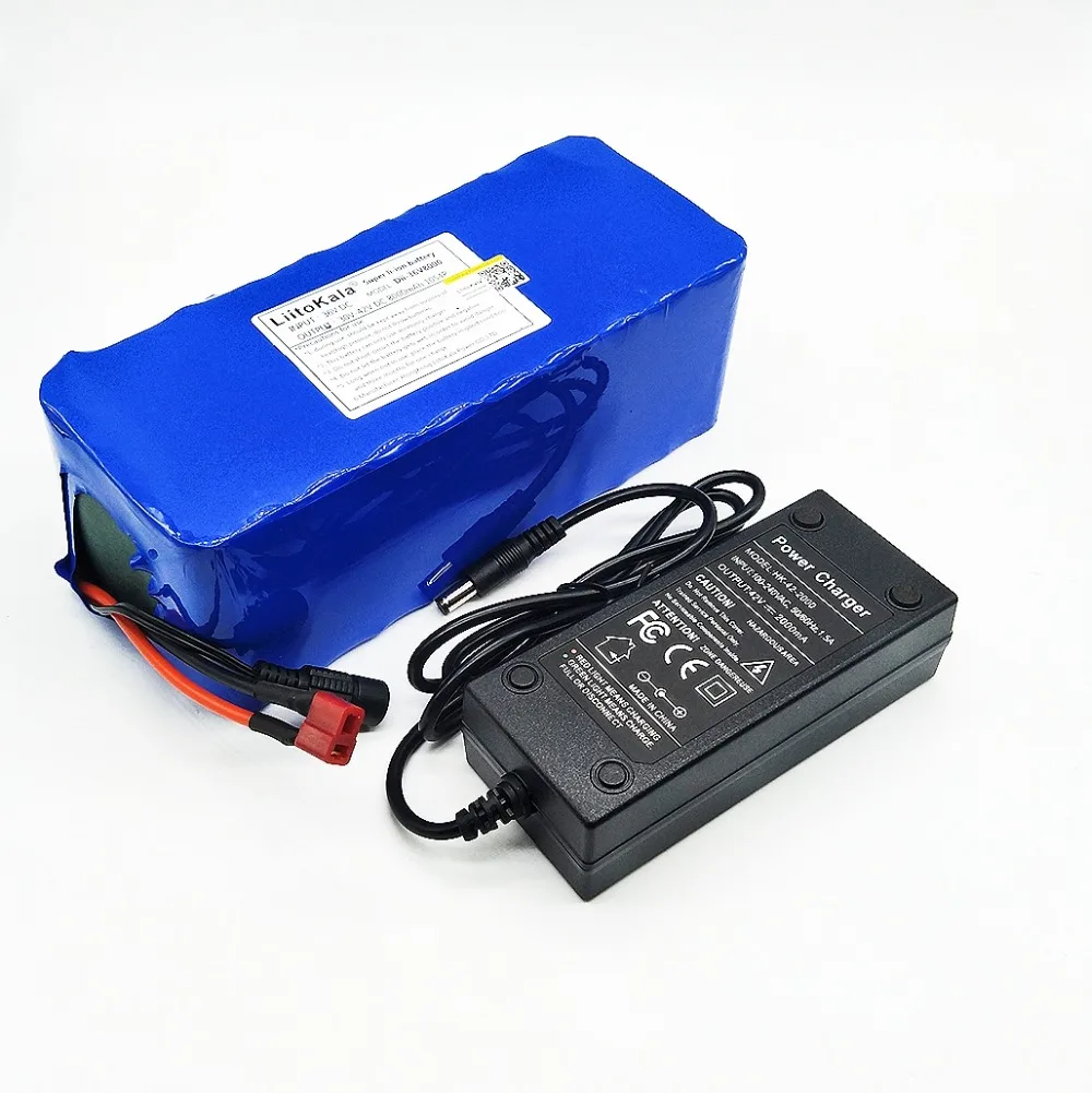 Bateria de Lítio de Alta Pacote de Massa + Incluem Liitokala Capacidade 2a Chager 36v 8ah 42v - Image 2