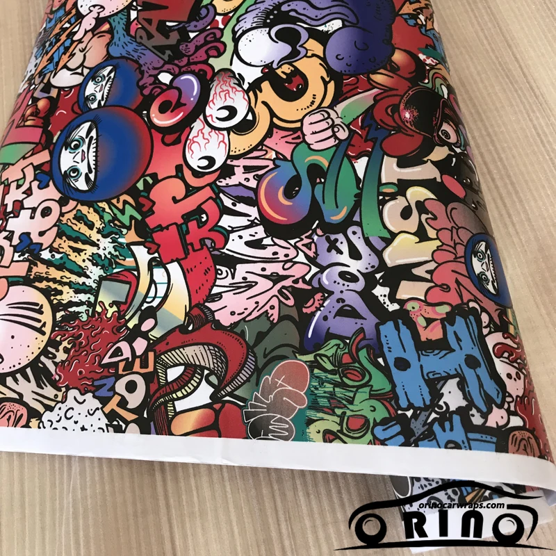 JMD Sticker Bomb Vinyl Film Wrap-6