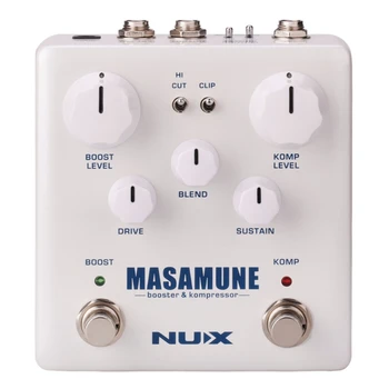 

Nux Guitar Analog Compressor And Booster Pedal
