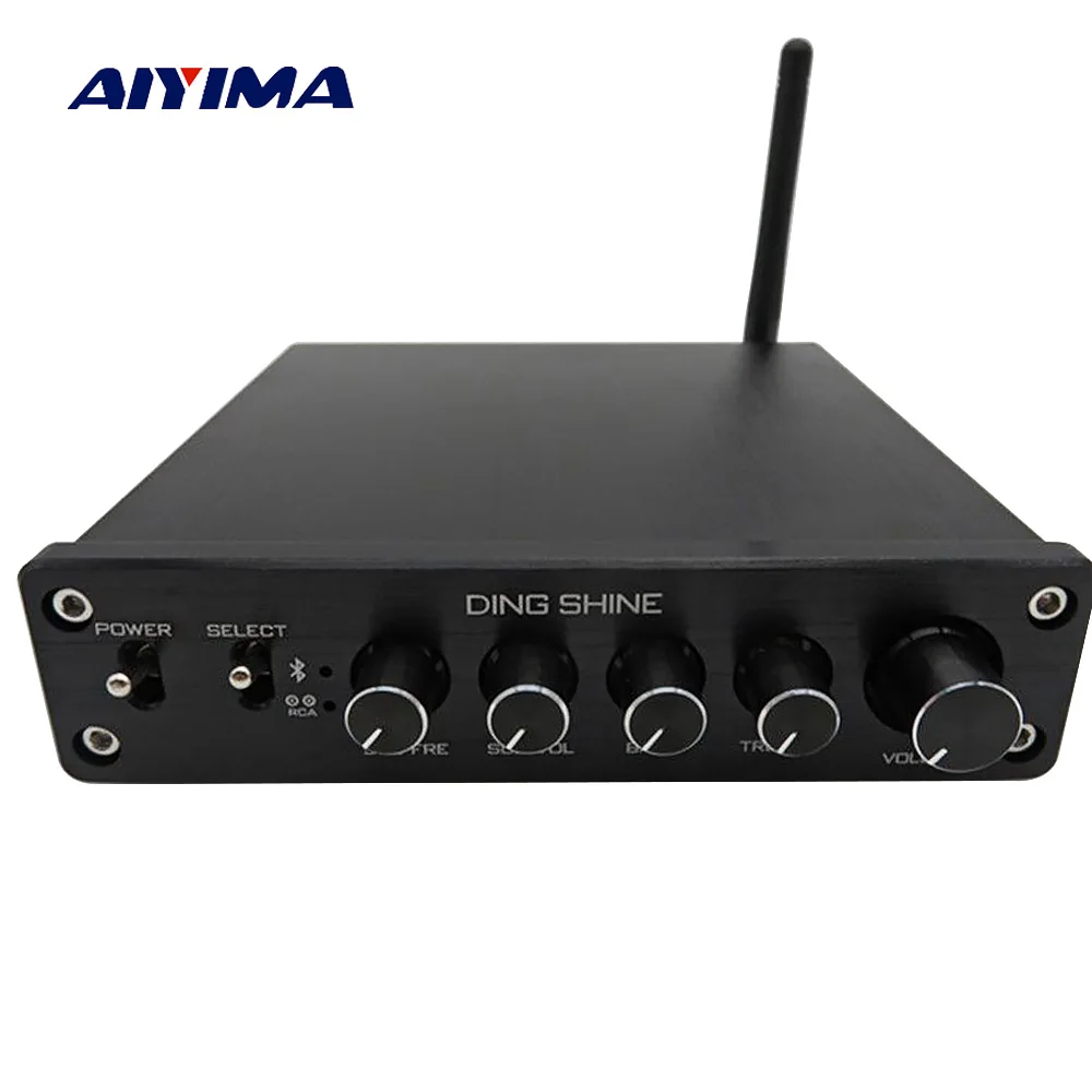 AIYIMA TPA3116 Subwoofer Bluetooth Amplifier HiFi TPA3116D2 2.1 Channel Digital Audio Amplifiers 50W*2+100W DC12-24V AIYIMA TPA3116 Subwoofer Bluetooth Amplifier HiFi TPA3116D2 2.1 Channel Digital Audio Amplifiers 50W*2+100W DC12-24V