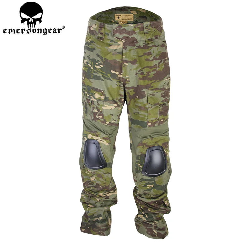 Боевые штаны EMERSONGEAR тактические с наколенниками для страйкбола кемпинга пешего