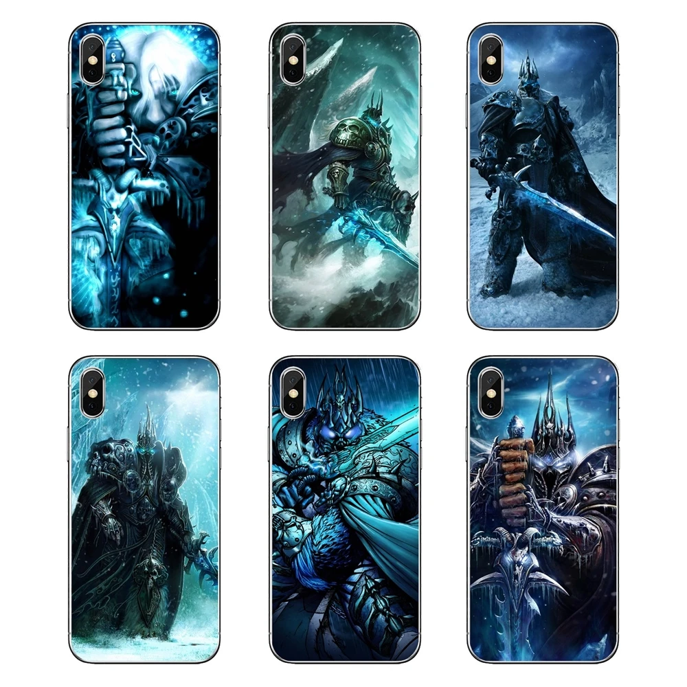 

For Xiaomi Mi A1 A2 5X 6X 8 lite SE Pro Max Mix 2 2S 3 Mi5 Mi5S Arthas the Lich King Game Heroes of The Storm WOW Soft Skin Case